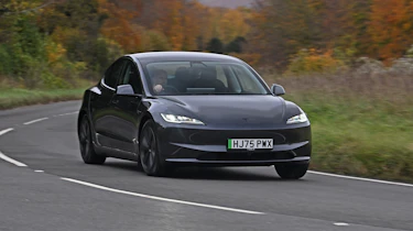 Tesla Model 3 - front cornering