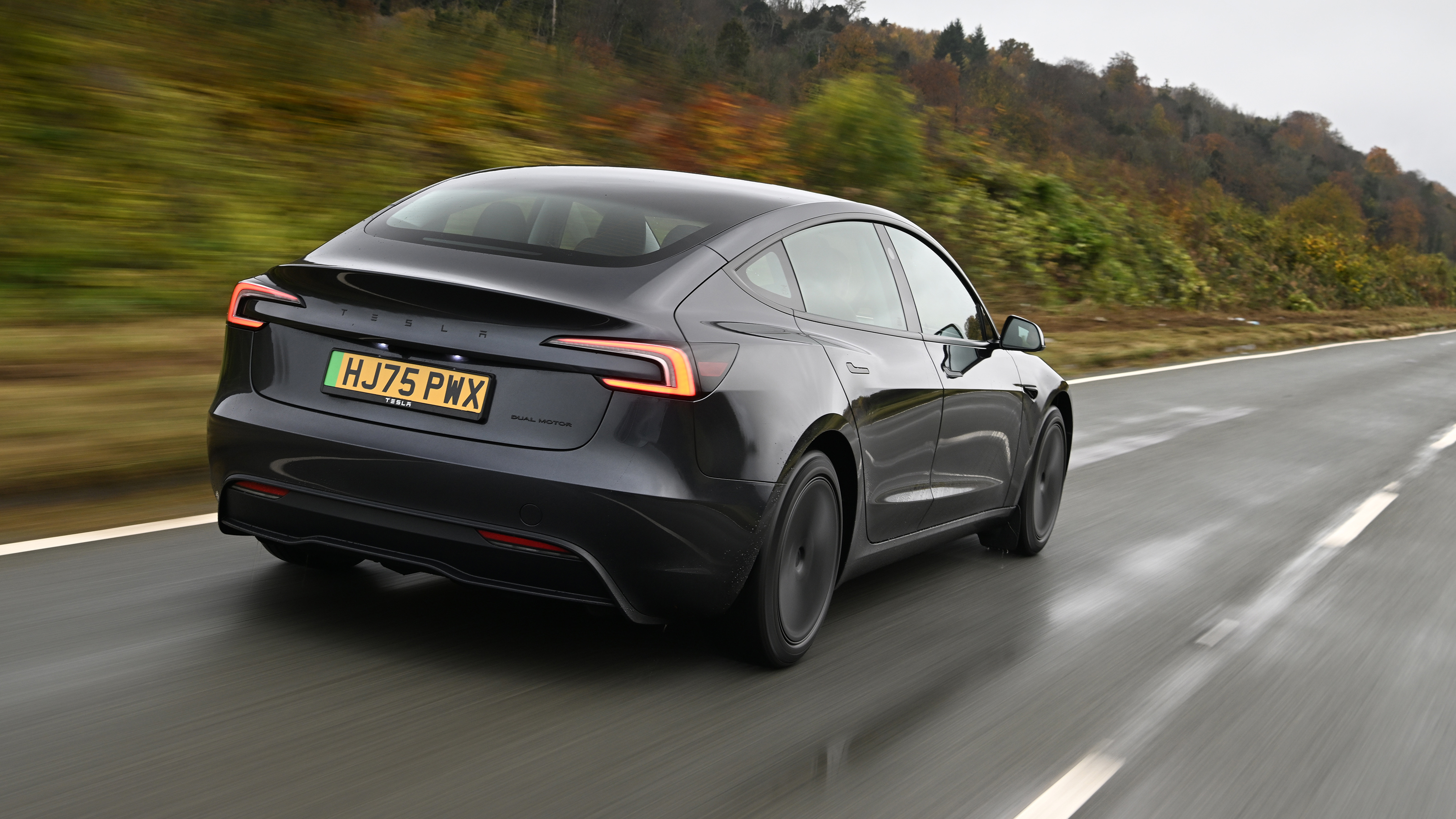 Tesla Model 3 - rear tracking
