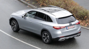 Mercedes GLC facelift - silver rear 3/4