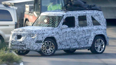 New Mercedes G-Class EQ - front cornering