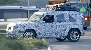 New Mercedes G-Class EQ - side cornering