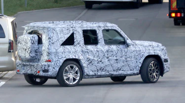 New Mercedes G-Class EQ - rear cornering