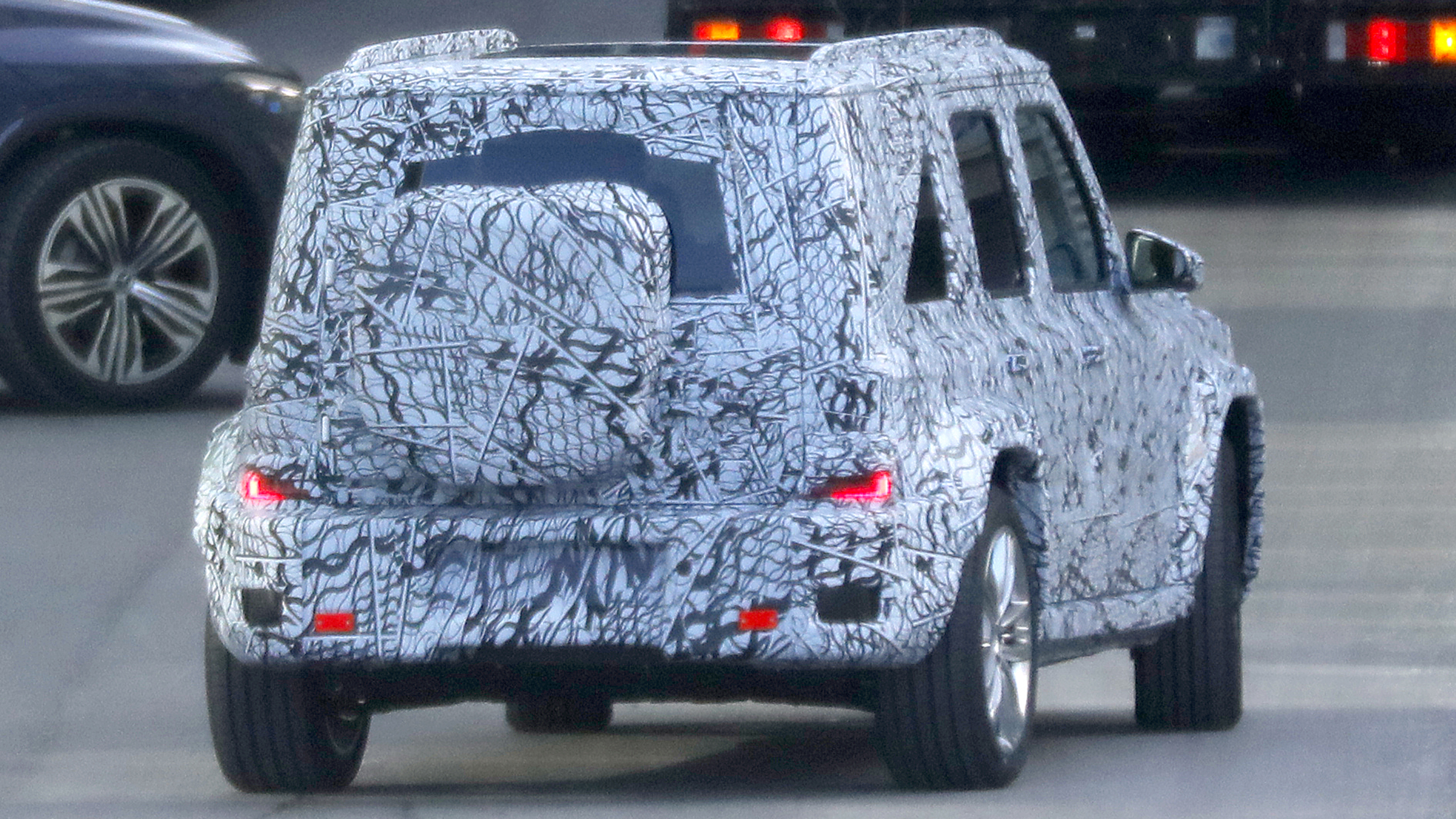 New Mercedes G-Class EQ - rear