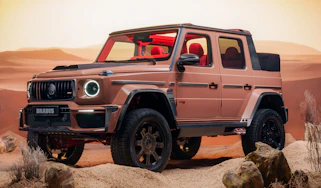 New Brabus XL 800 Cabrio - front 3/4 roof down