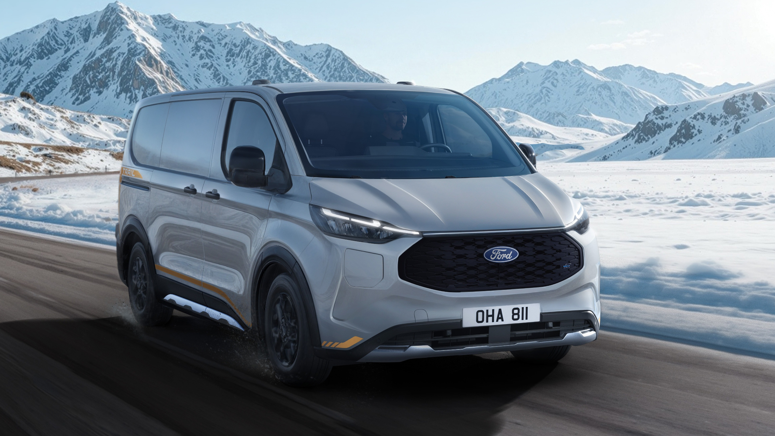 New 2026 Ford E-Transit Custom - front tracking