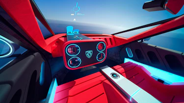 Peugeot Polygon concept - dash