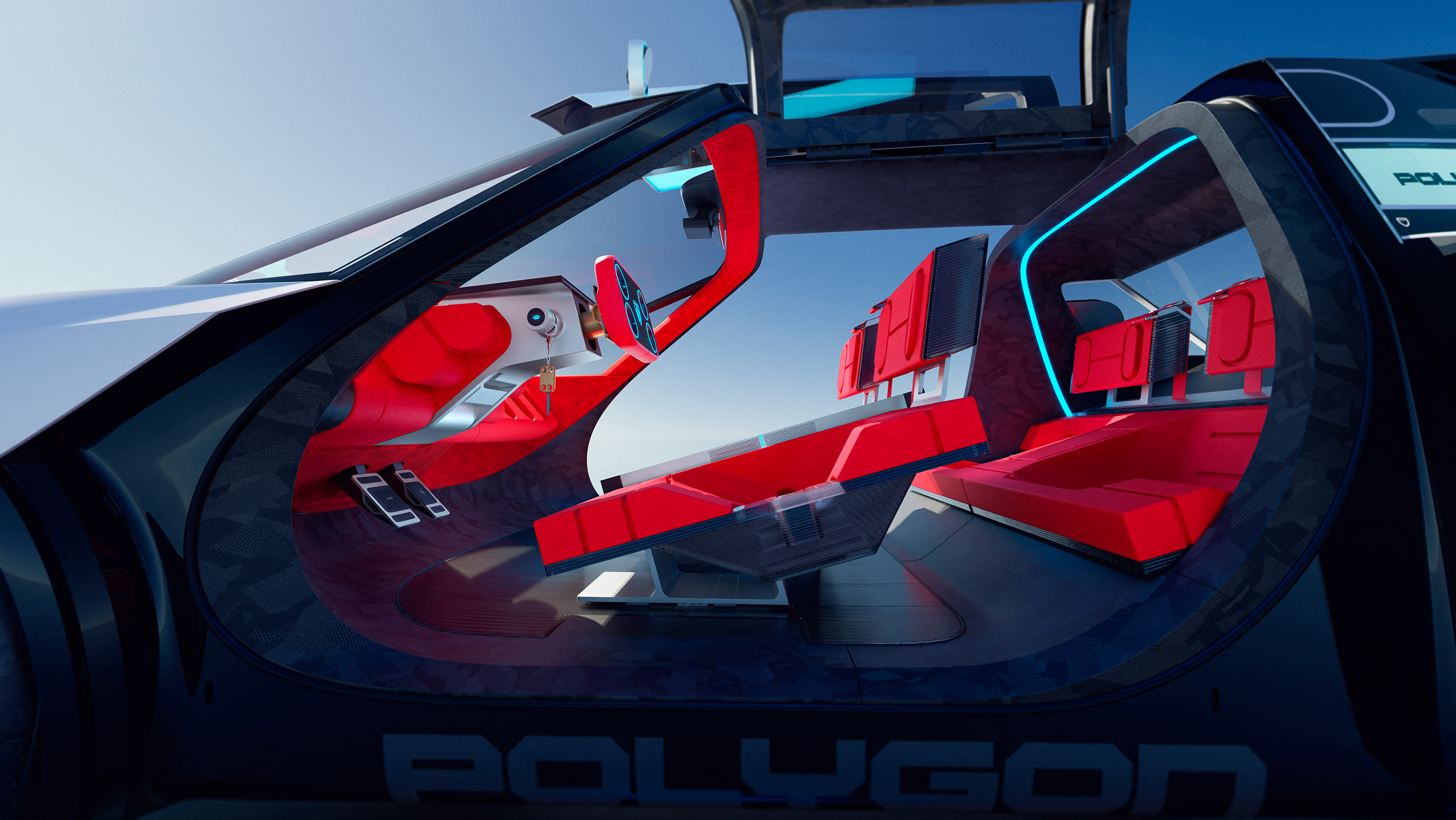 Peugeot Polygon concept - seats