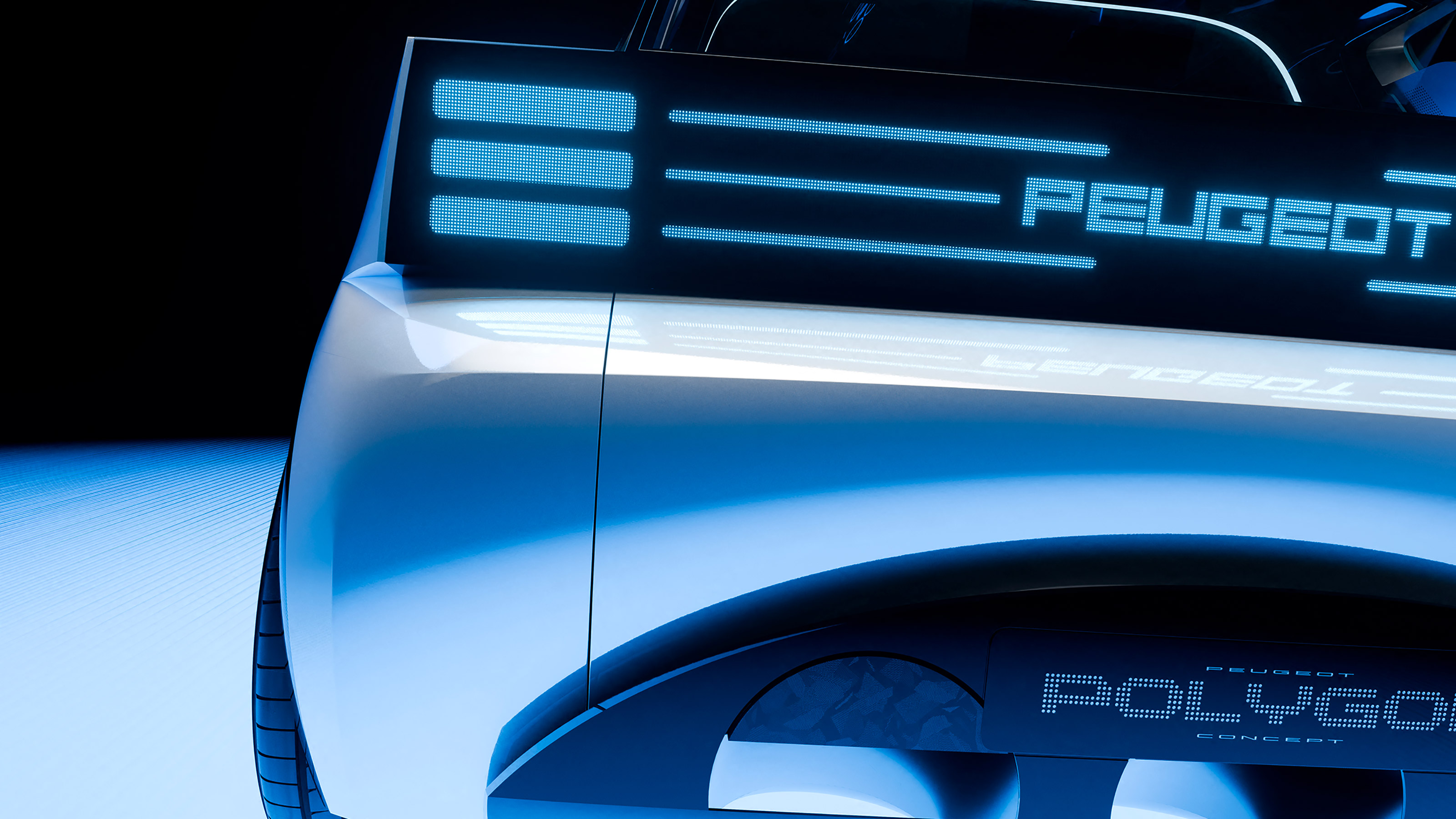 Peugeot Polygon concept - rear light