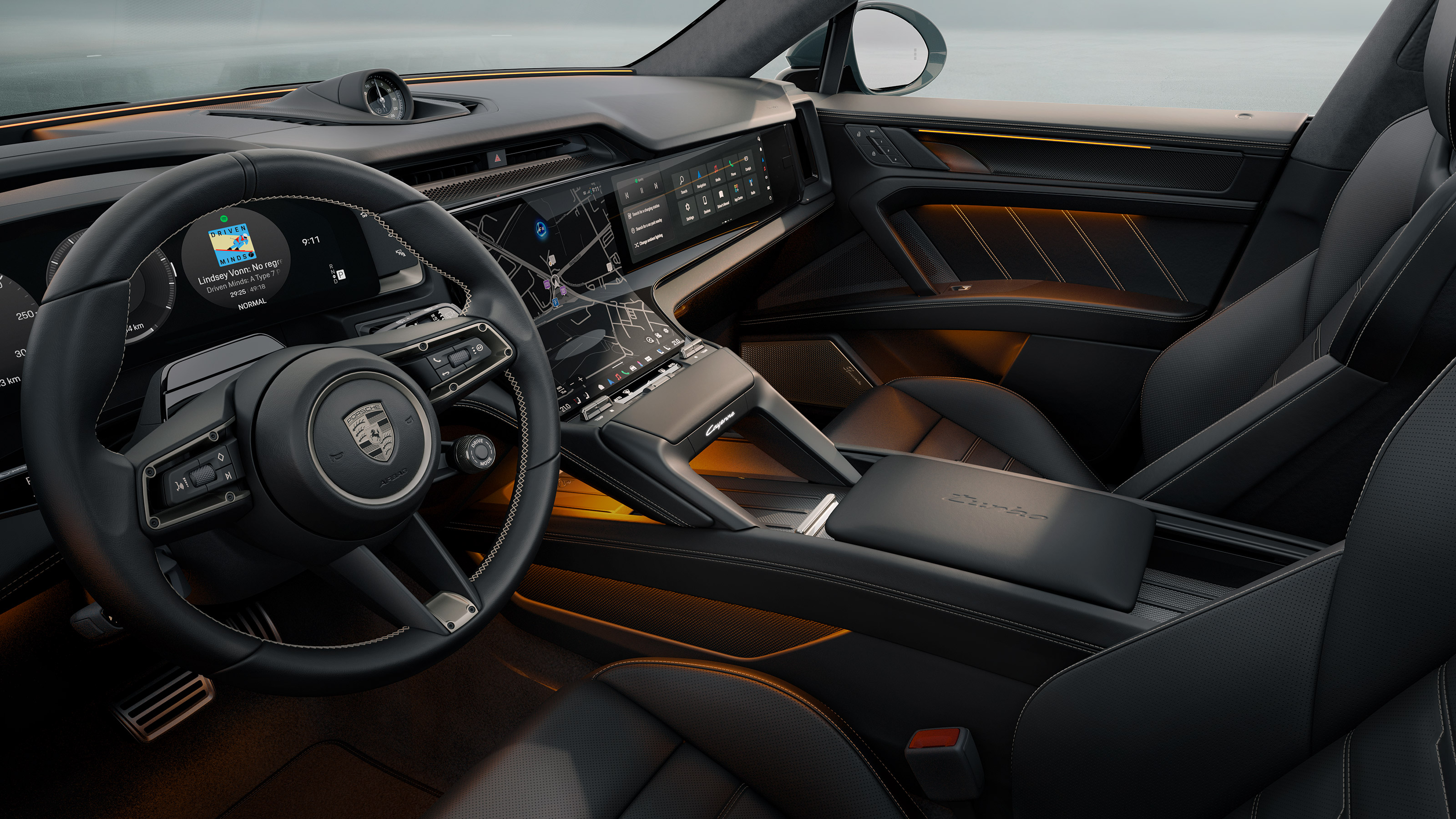 Porsche Cayenne Electric Turbo - dash