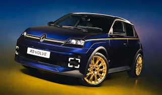 Renault 5 Bleu d’Or - front
