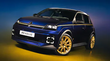 Renault 5 Bleu d’Or - front