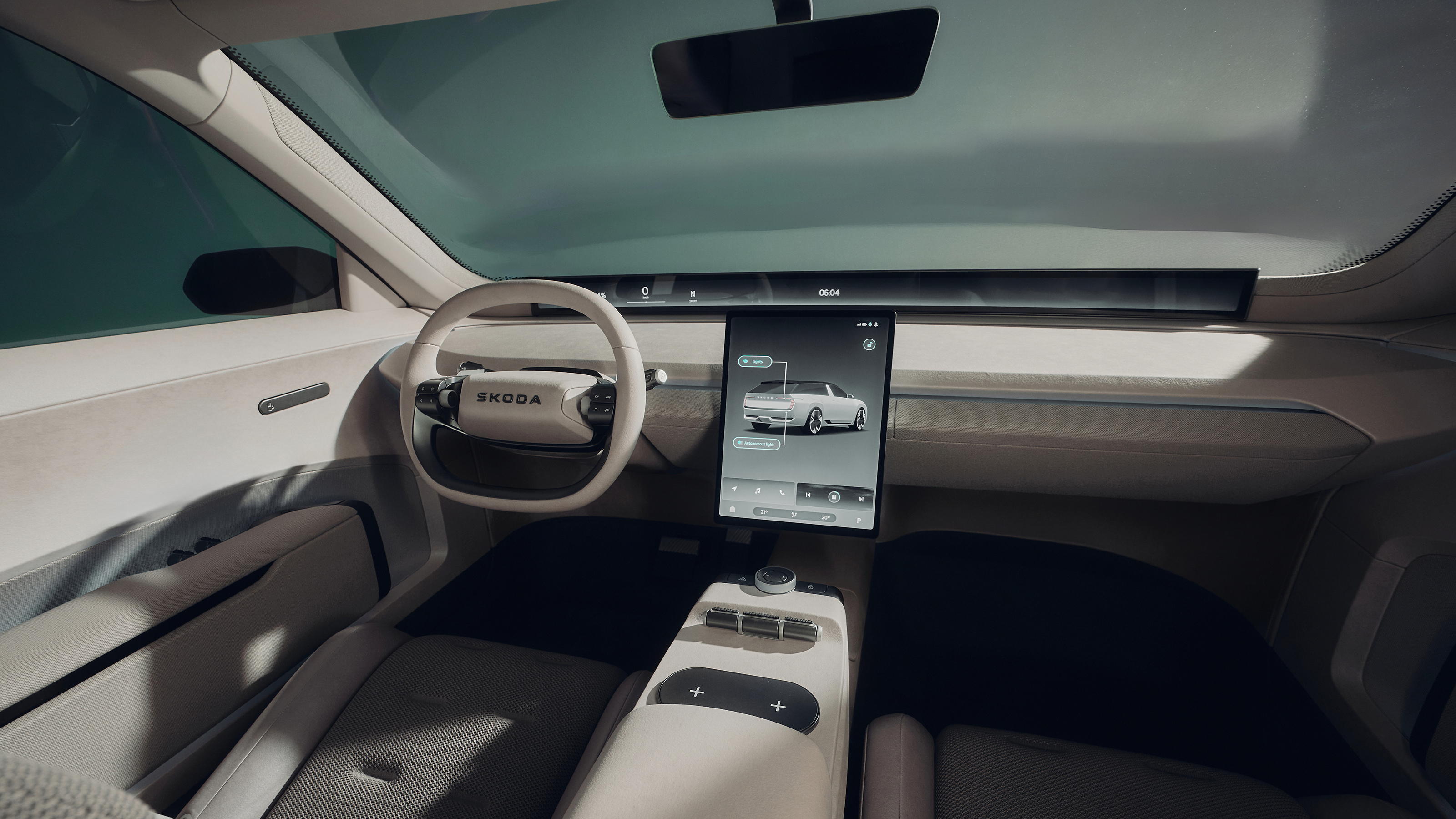 Skoda Vision O concept - interior overview