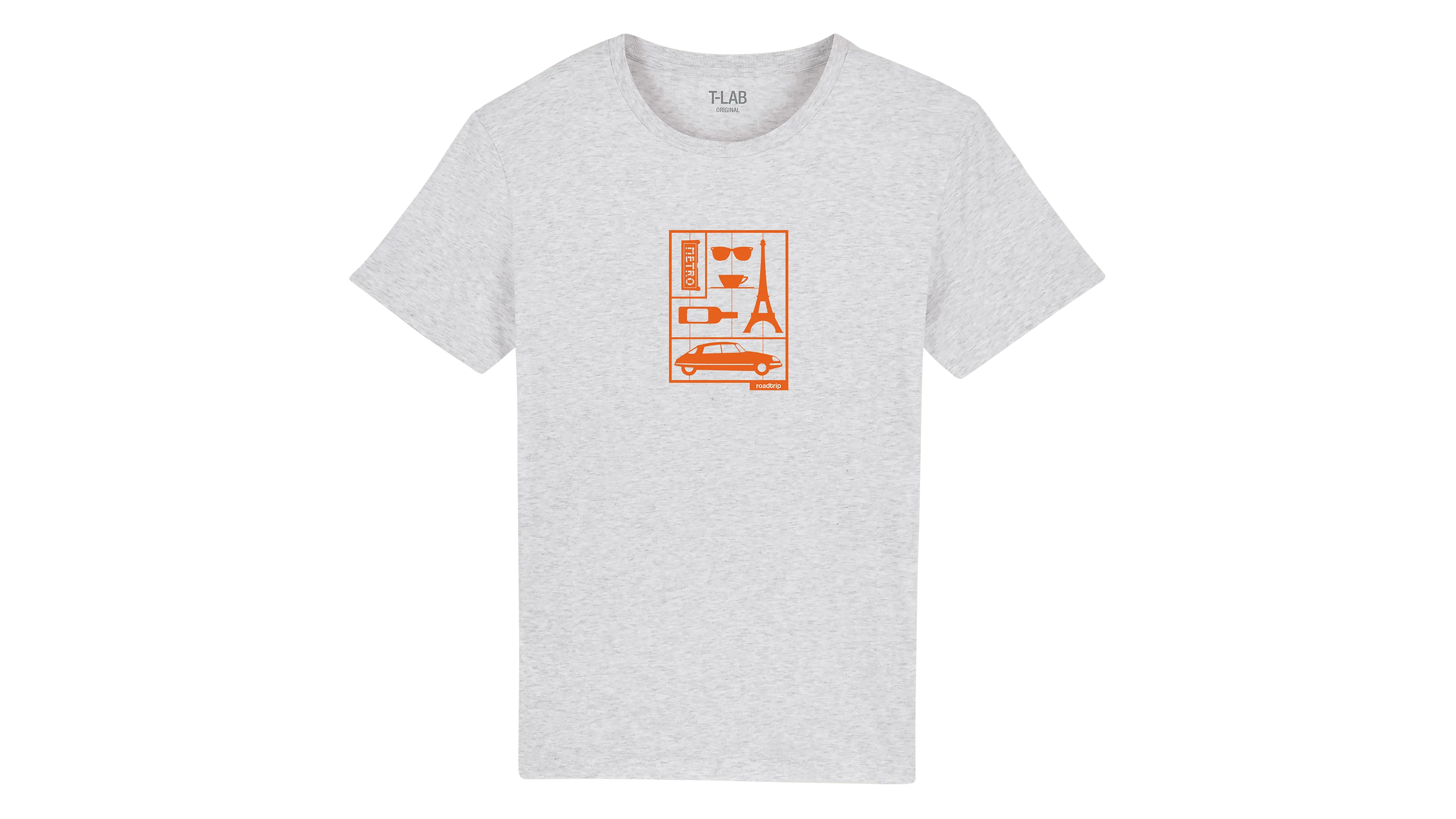 T-lab roadtrip paris mens car t-shirt