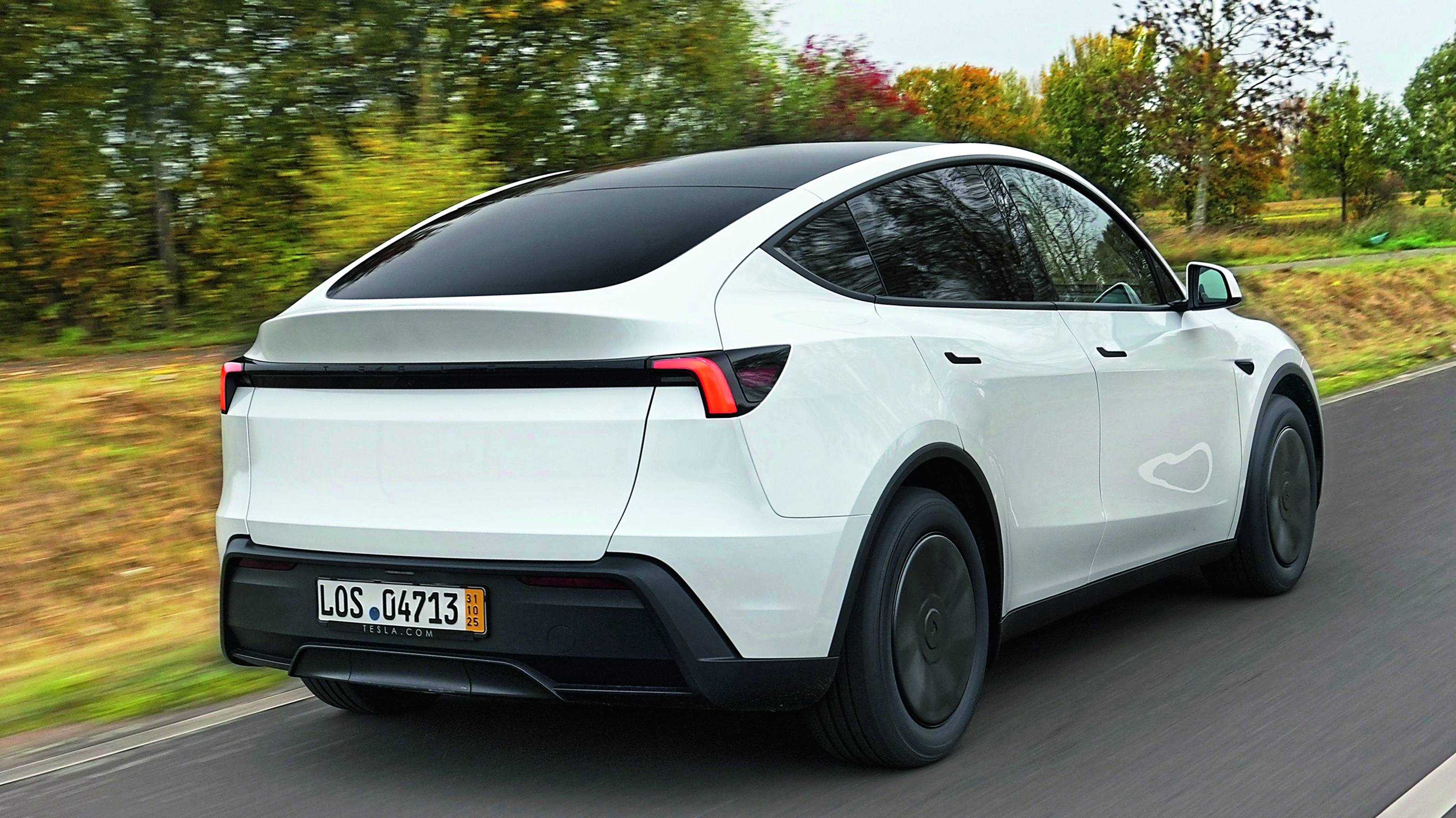 New Tesla Model Y Standard - rear tracking 