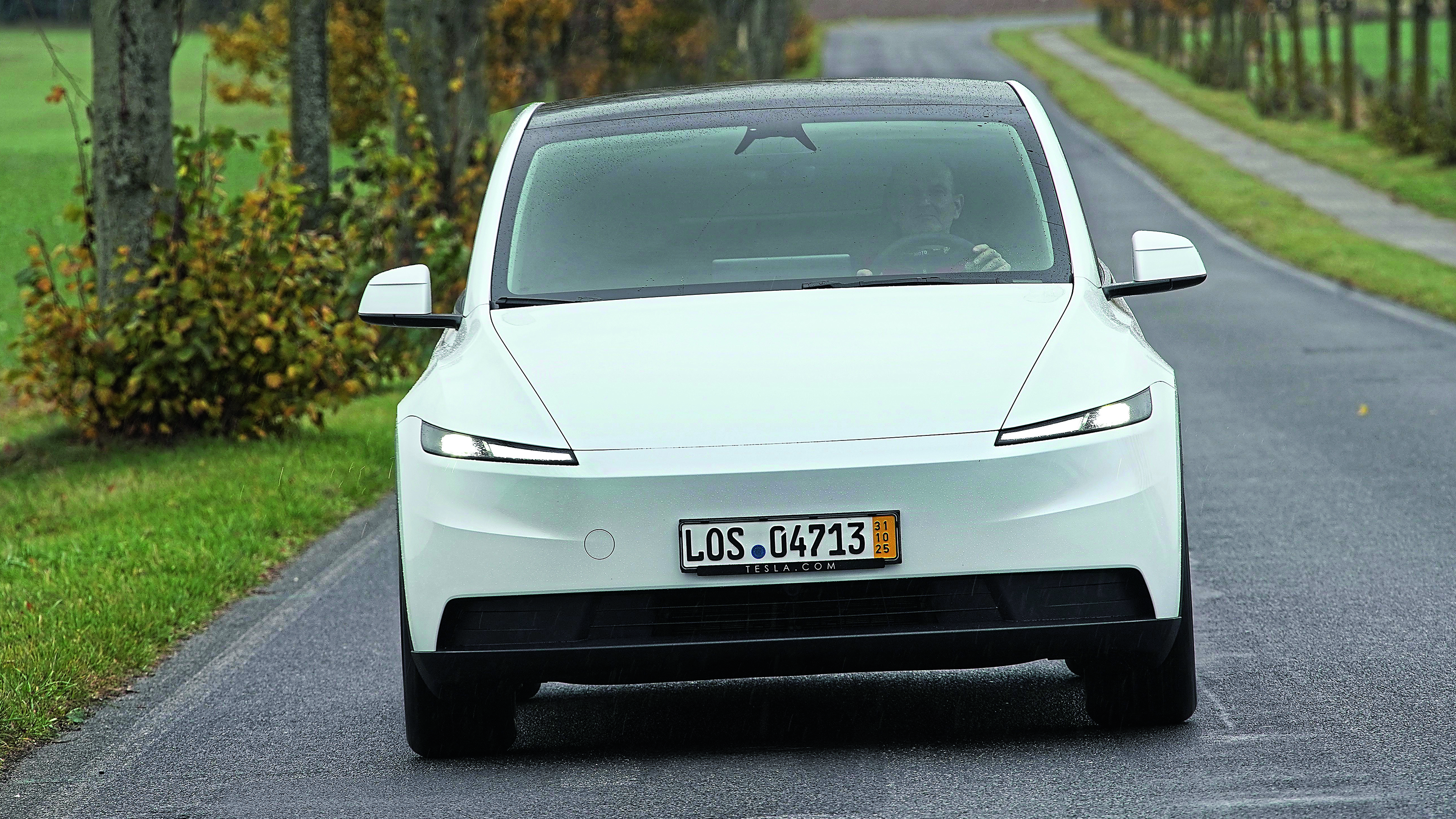 New Tesla Model Y Standard - front action