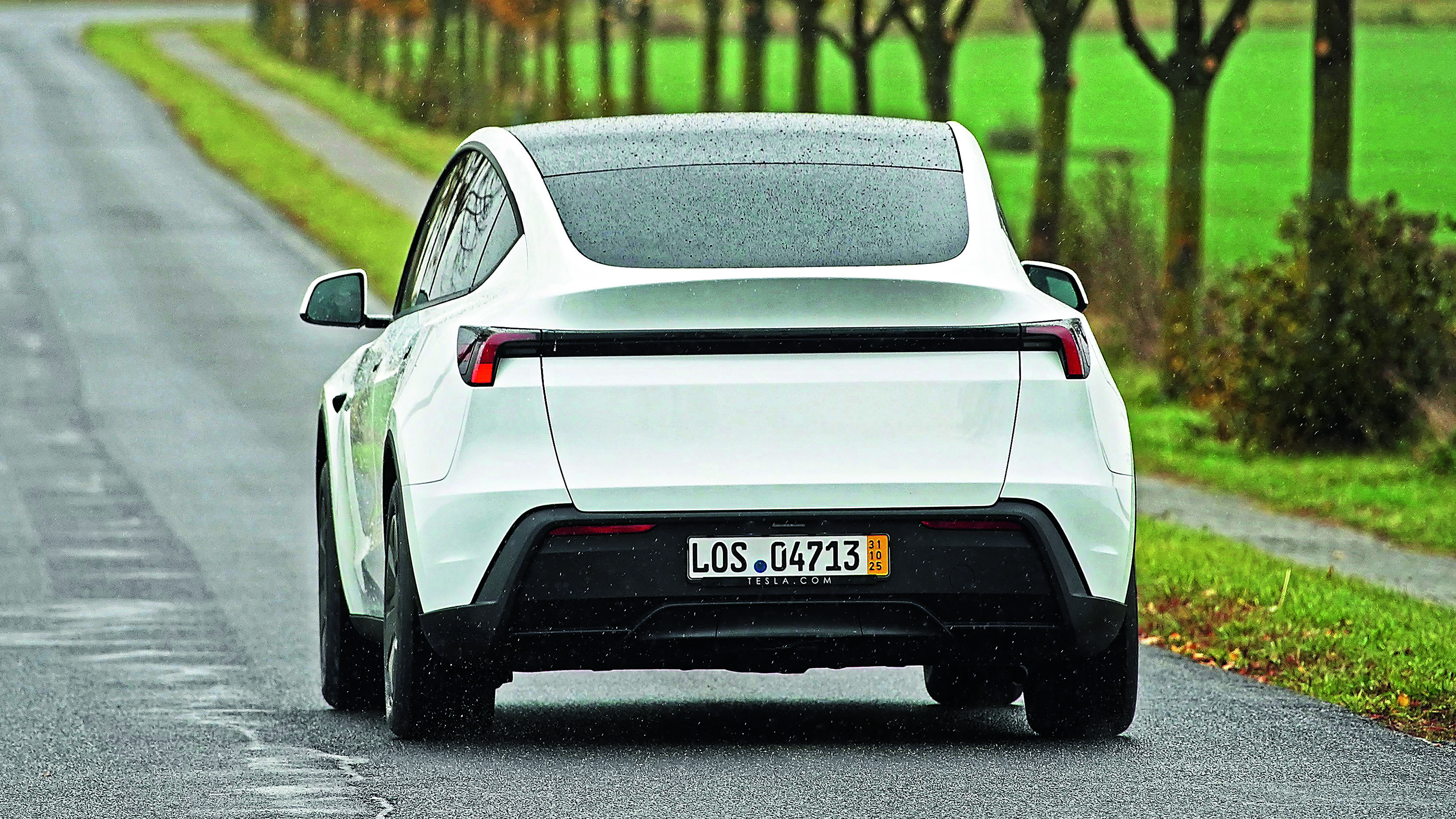 New Tesla Model Y Standard - rear action