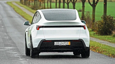New Tesla Model Y Standard - rear action