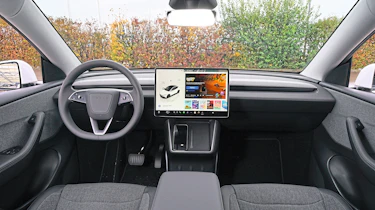 New Tesla Model Y Standard - front interior