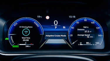 Toyota Corolla Excel in the UK - digital drivers display