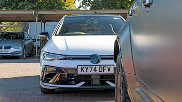 VW Golf R - head shot