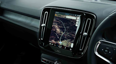 Volvo EC40 - infotainment screen