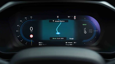 Volvo EC40 - digital instrument cluster