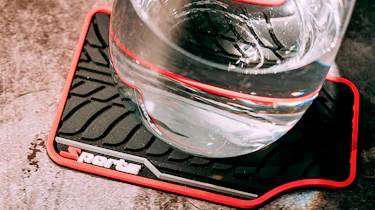 Car mat drink coaster