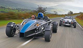 Ariel Atom vs Caterham Seven - front end