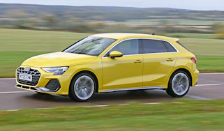 Audi A3 Sportback 35 TFSI - dynamic front angled