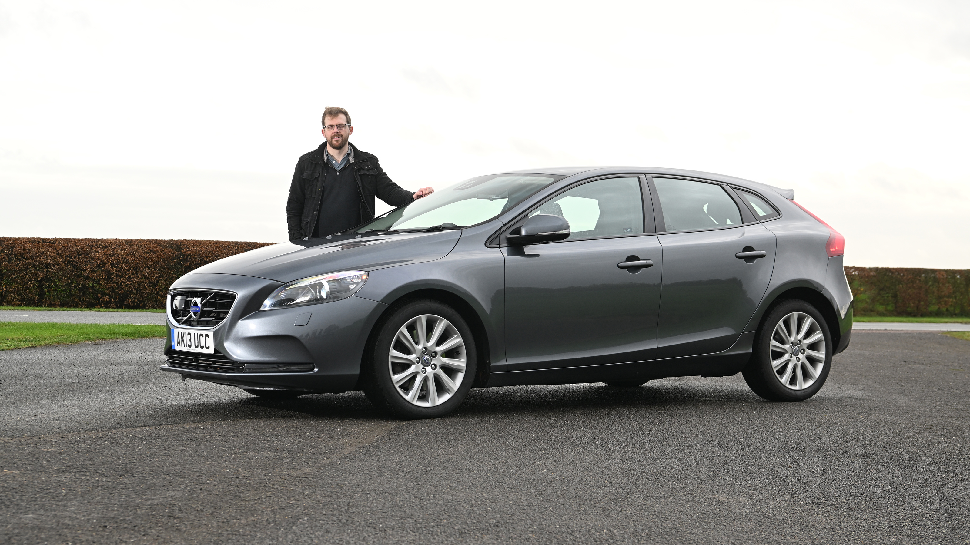 Auto Express reviews editor Max Adams and his Volvo V40