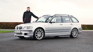 Auto Express senior news reporter Alastair Crooks and his BMW 3 Series E46