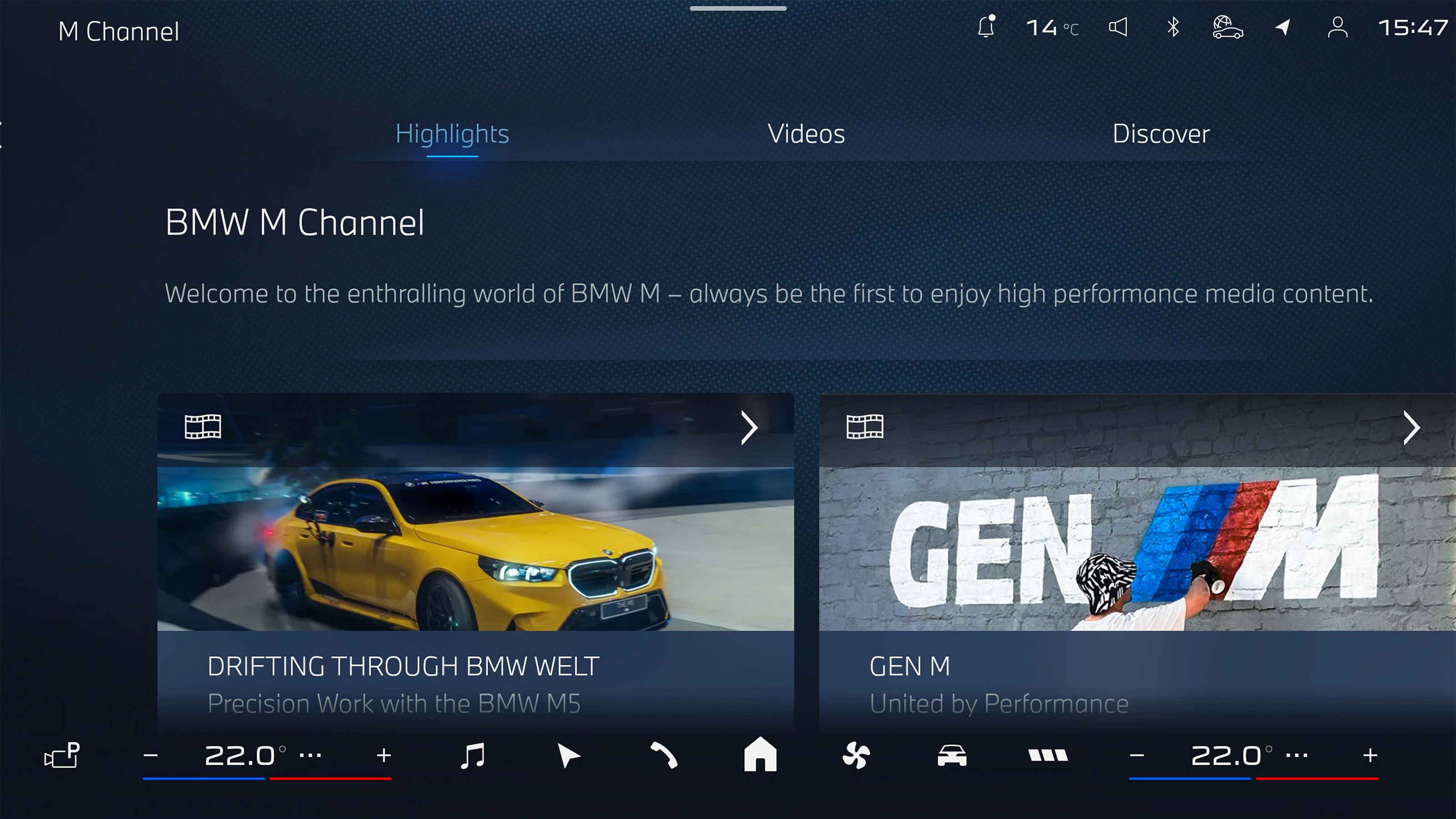 BMW M digital experience - M Channel