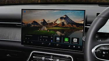 New Chery Tiggo 9 2025 UK review - screen