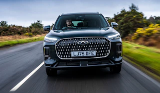 New Chery Tiggo 9 2025 UK review - head on