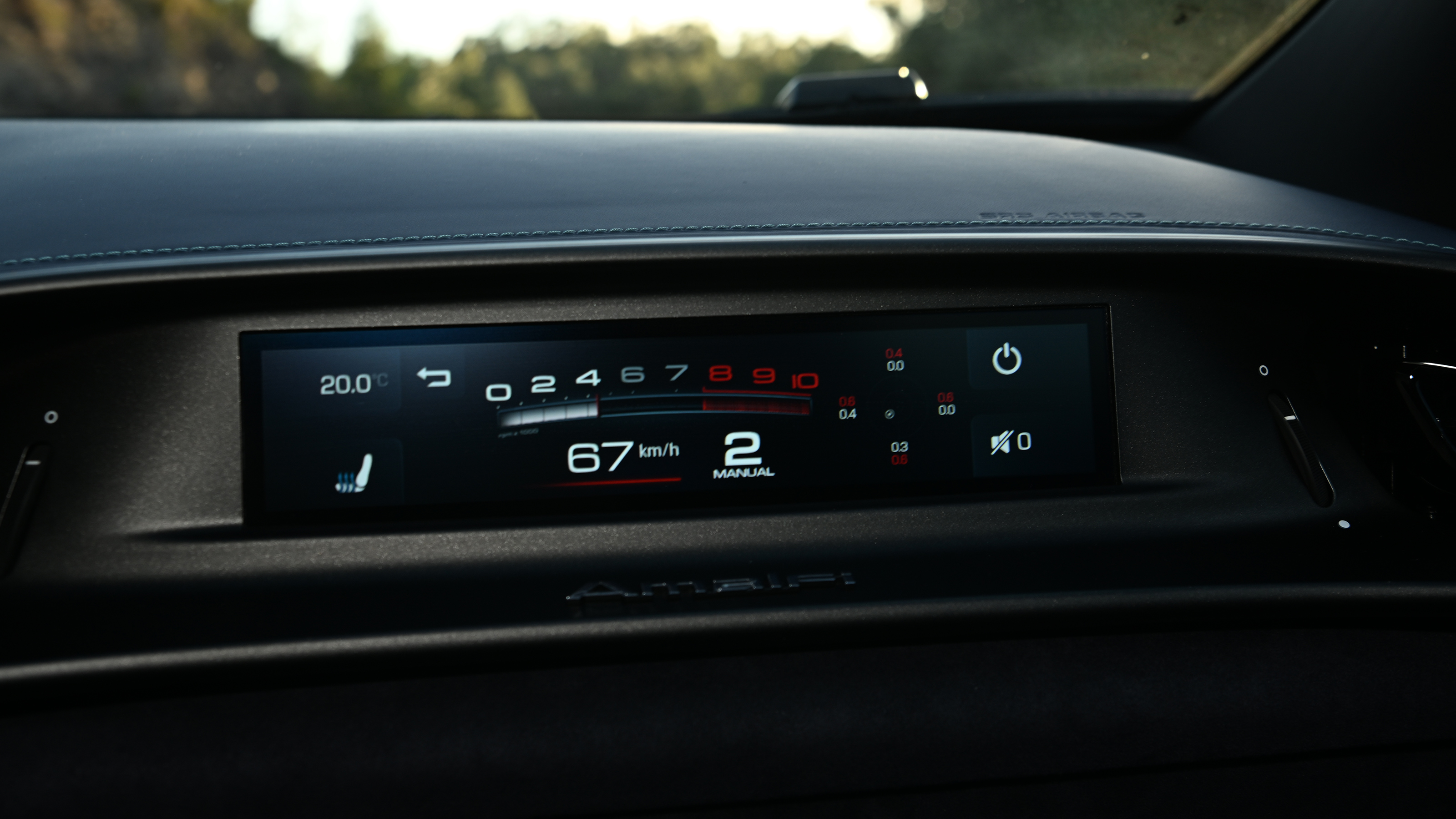 Ferrari Amalfi - passenger screen