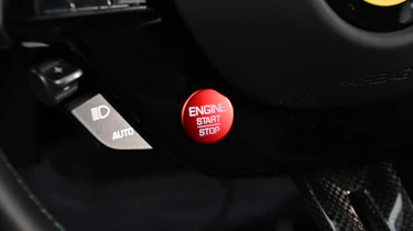 Ferrari Amalfi - 'engine start' button
