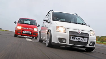 Fiat Panda Mk3 and 100HP - front 3/4