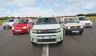 Fiat Panda test - head-on