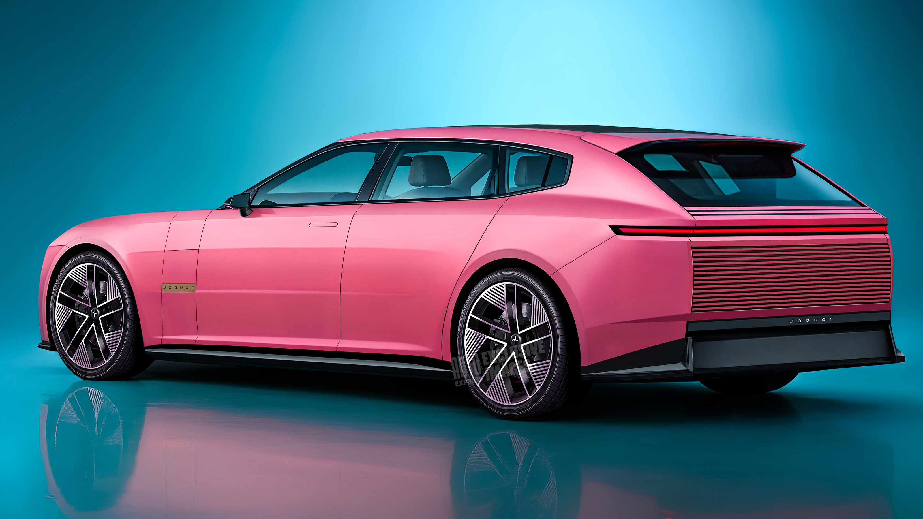 New Jaguar XJE Shooting Brake rear