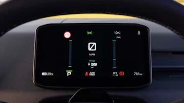 Kia PV5 Cargo - dashboard screen