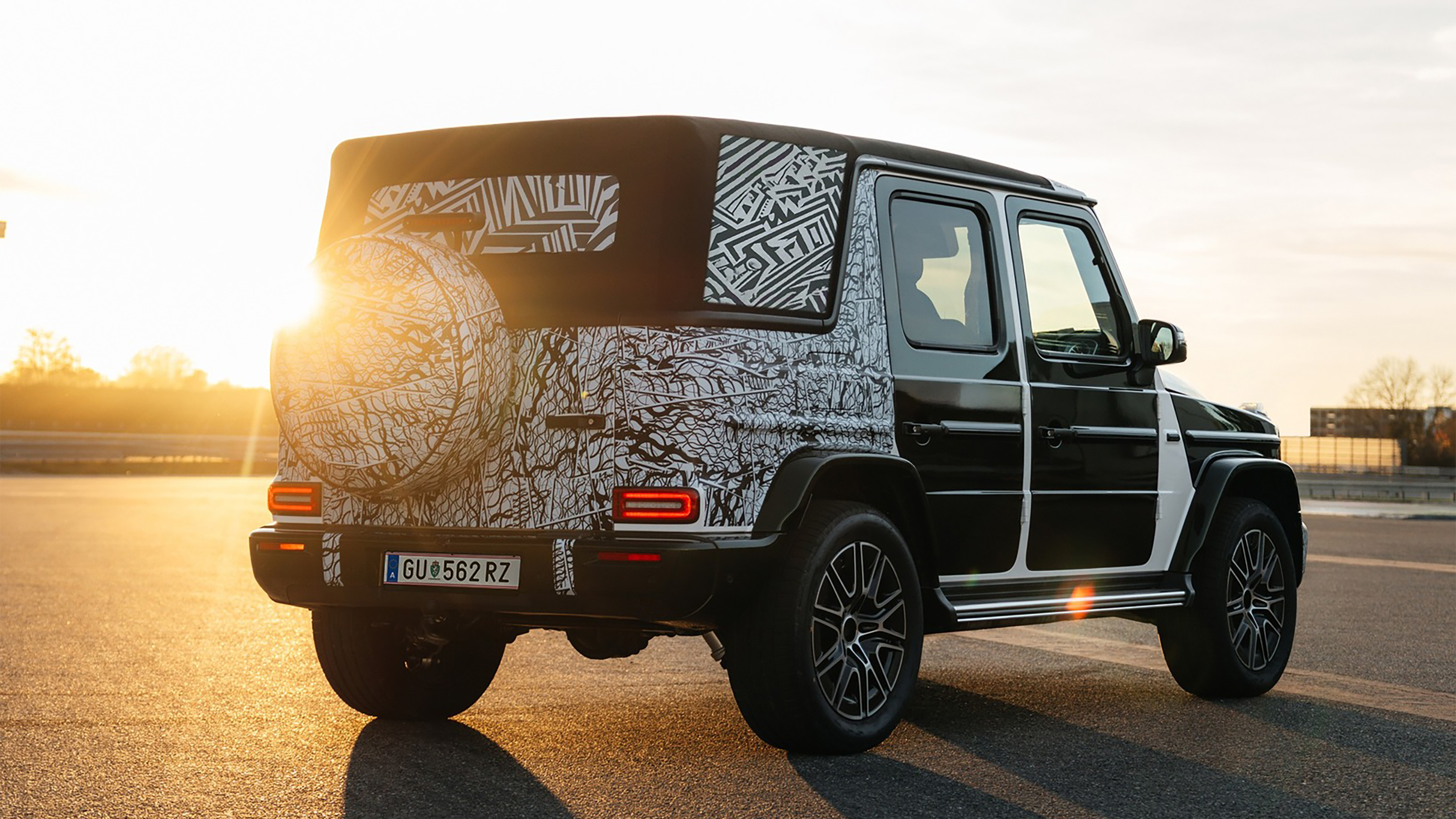 Mercedes G-Class convertible teaser - rear 3/4