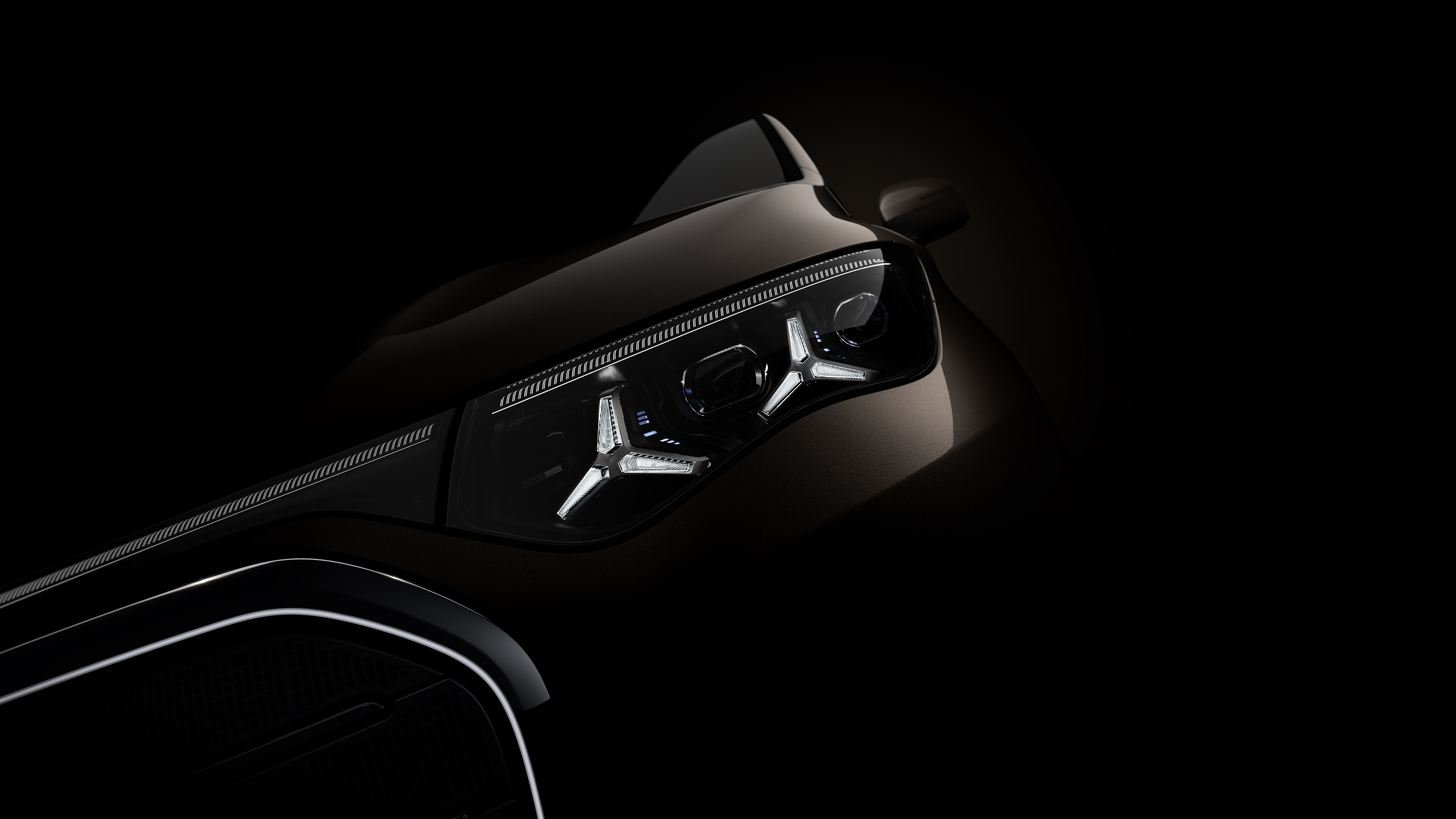 New Mercedes V-Class teaser - front 