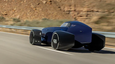 Renault Filante Record 2025 - rear tracking