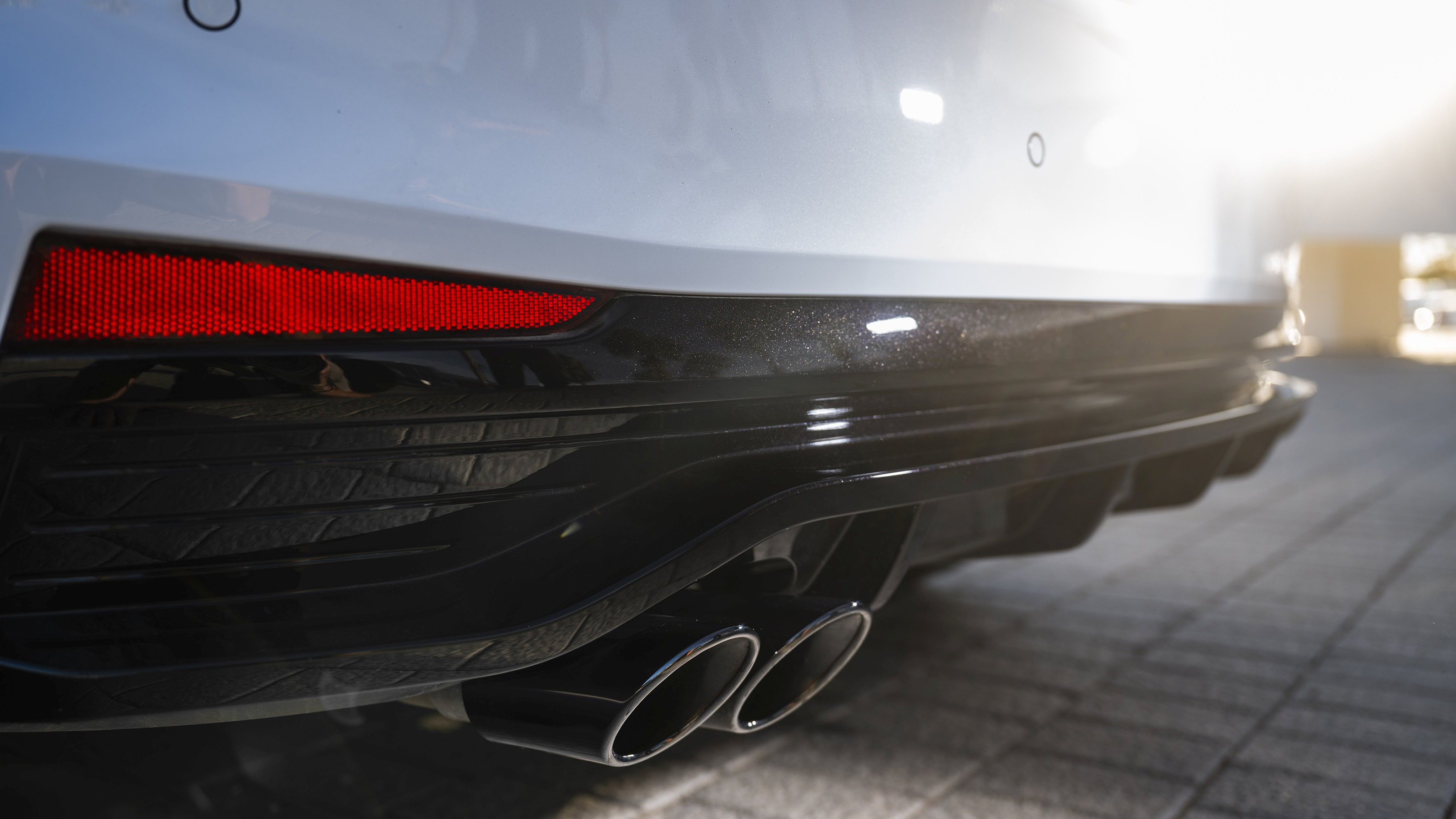 Skoda Fabia 130 - exhaust tips