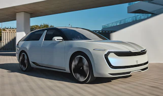 Skoda Vision O concept - front action