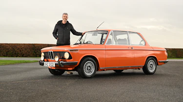 Auto Express deputy editor Richard Ingram and his BMW 2002