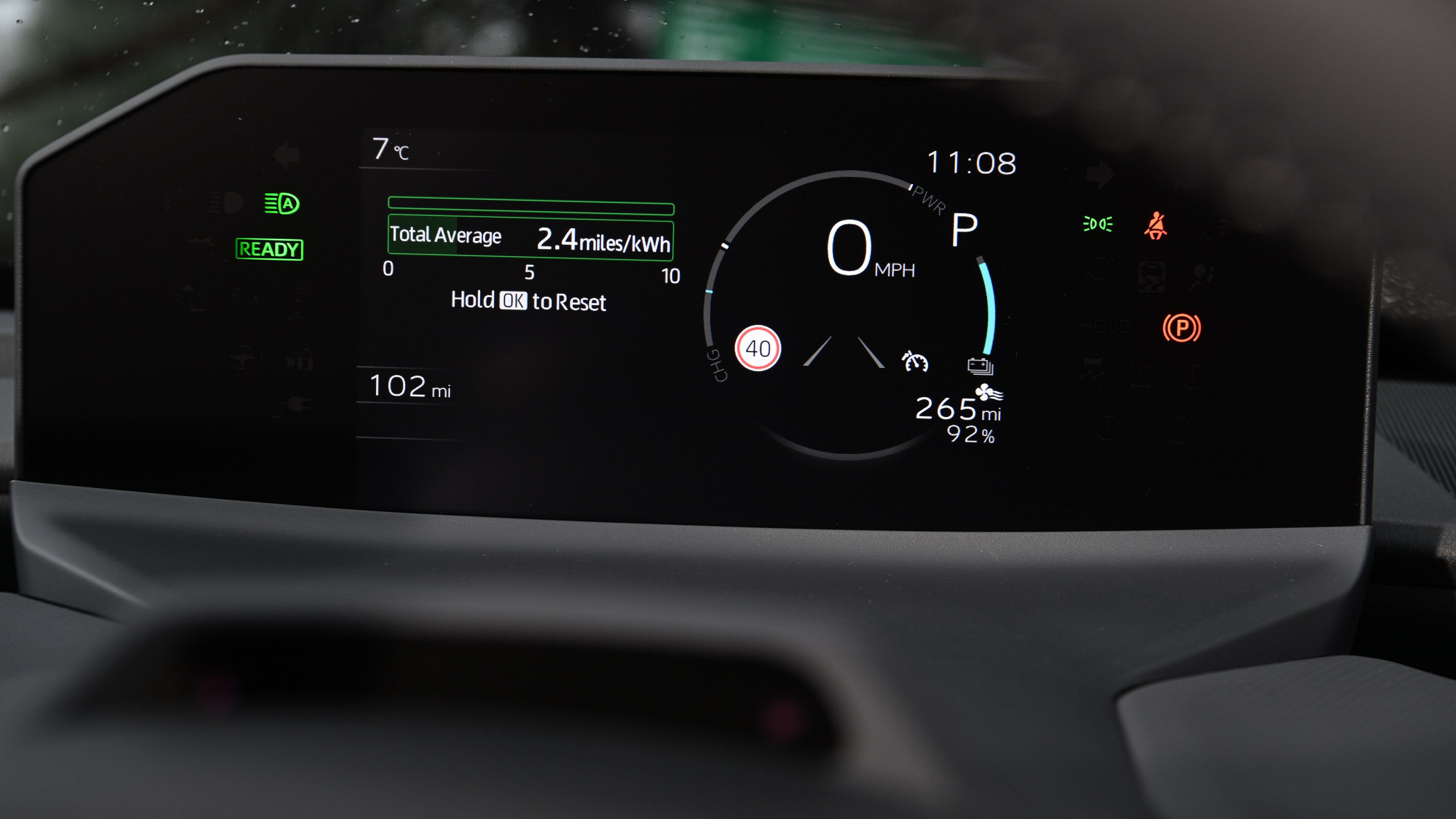 Toyota bZ4X - dials