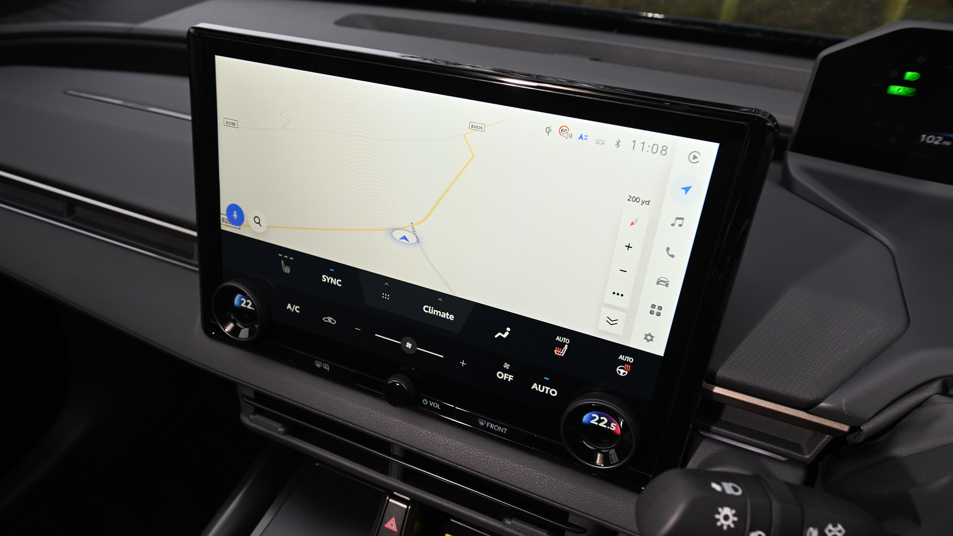 Toyota bZ4X - sat-nav