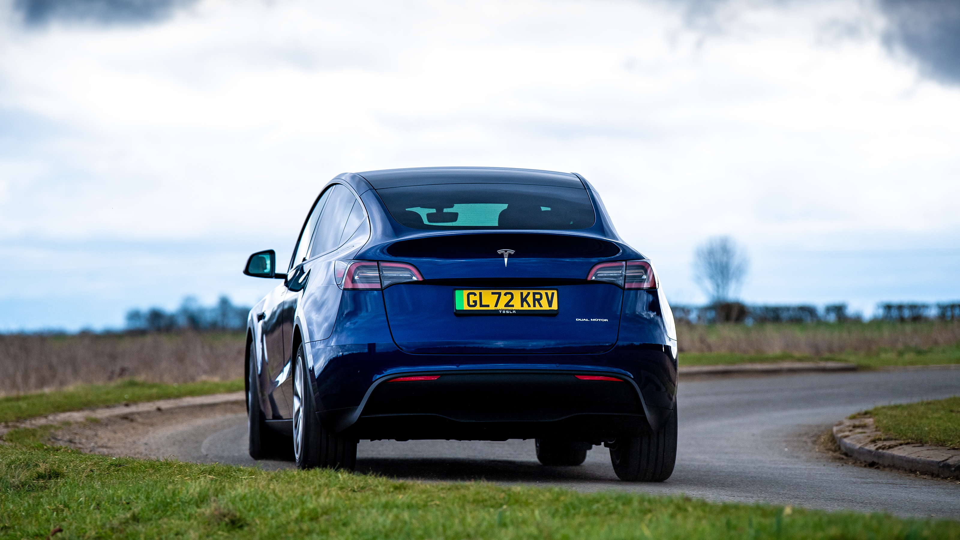 Used Tesla Model Y - rear cornering 
