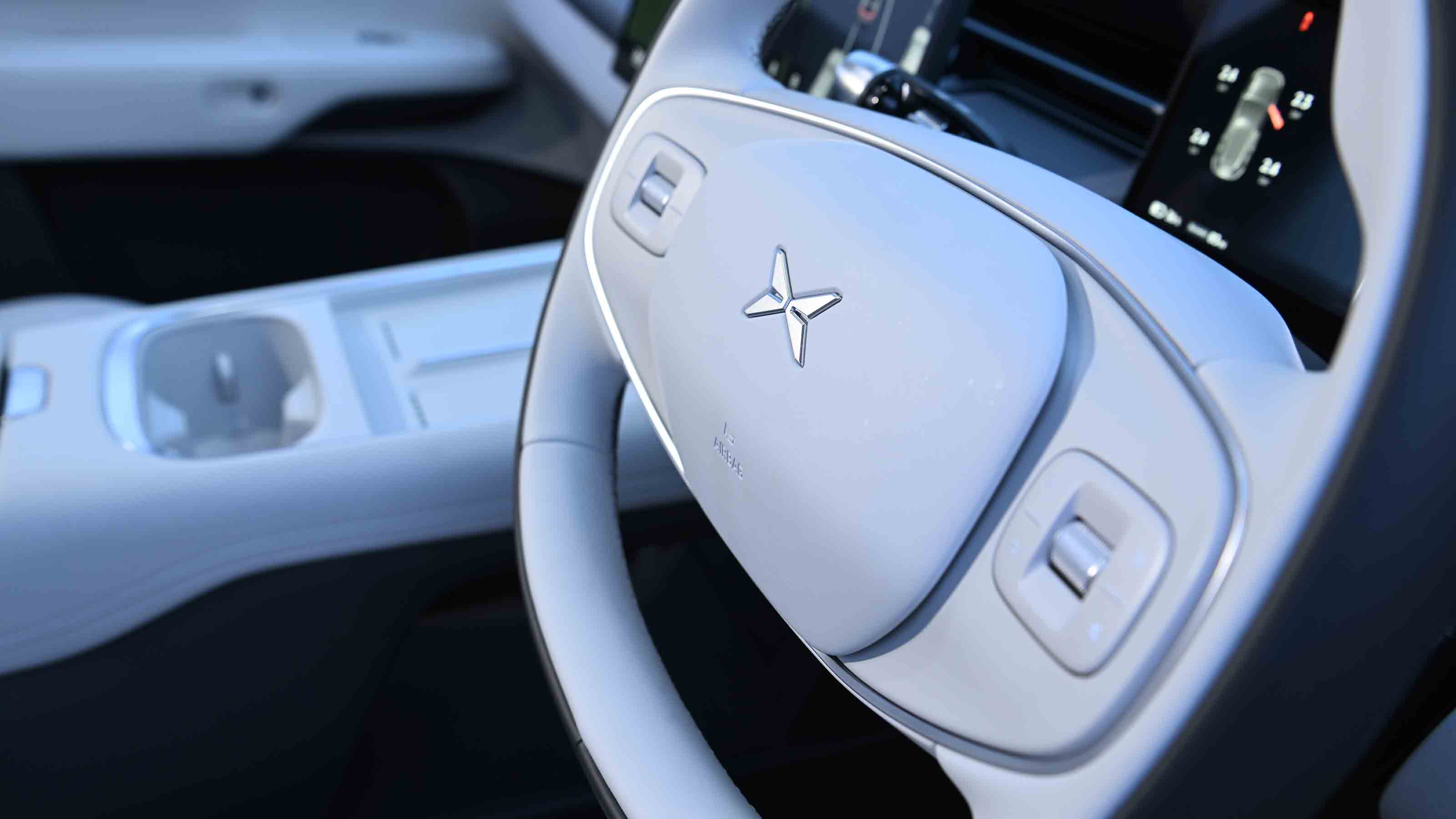 XPeng G6 - steering wheel detail 